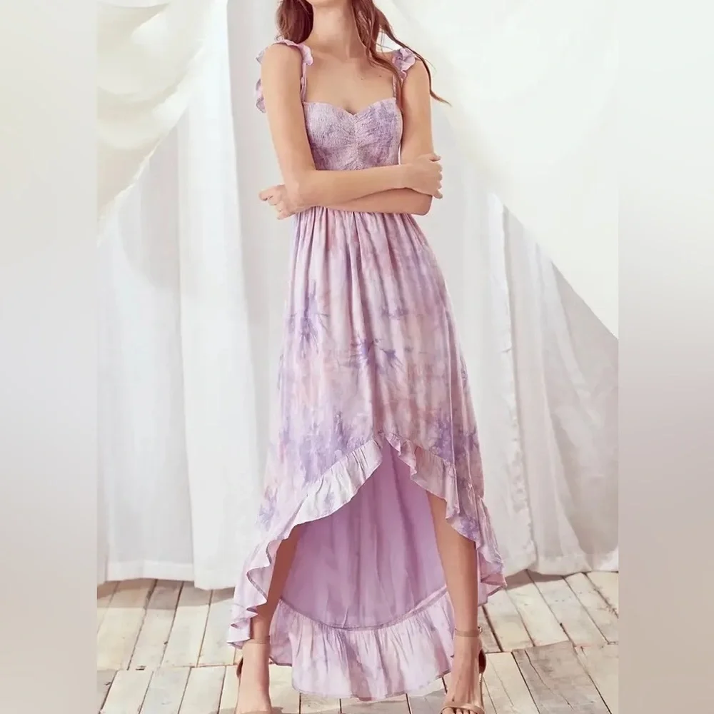 Tie-Dye High-Low Dress - Picture 2 of 6